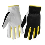 Premium Goat Leather Work Gloves with Breathable Mercerized Cloth