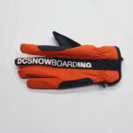 Orange Snowboarding Ski Gloves, Waterproof Windproof Thermal Insulated Winter Snowboard Gloves for Men Women