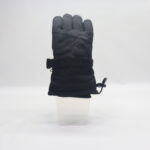 Black Ski Gloves Waterproof Windproof Thermal Insulated Snow Gloves Adjustable Wrist Strap & Drawstring Cuff for Skiing Snowboarding Winter Outdoor Sports