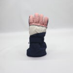 Color Block Waterproof Ski Gloves for Women, Windproof Insulated Winter Snowboard Gloves with Anti-Slip Palm