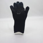 Heat Resistant BBQ Gloves, Non Slip Silicone Grip Oven Mitts, High Temperature Protective Work Gloves for Grilling Baking Cooking