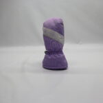 Kids Purple Ski Mittens, Waterproof Insulated Winter Snow Mittens for Girls, Cold Weather Snowboarding Outdoor Gloves