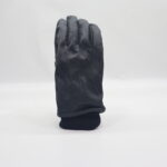 Dark Grey Casual Winter Gloves, Windproof Warm Five Finger Gloves, Lined Insulated Daily Driving Walking Gloves for Men